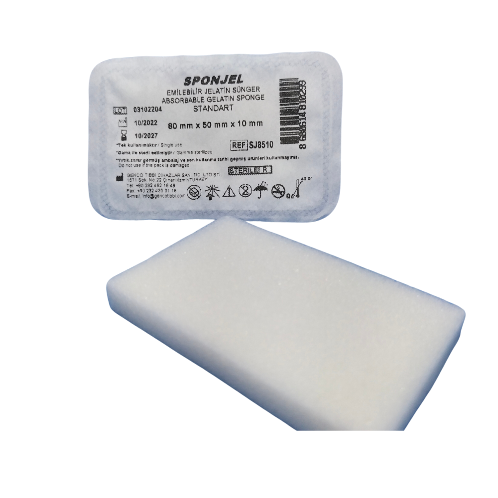 Fast Delivery Hemostatic Absorbable Gelatin Sponge 80x50x10 mm+E3:E27 Other Medical Consumables