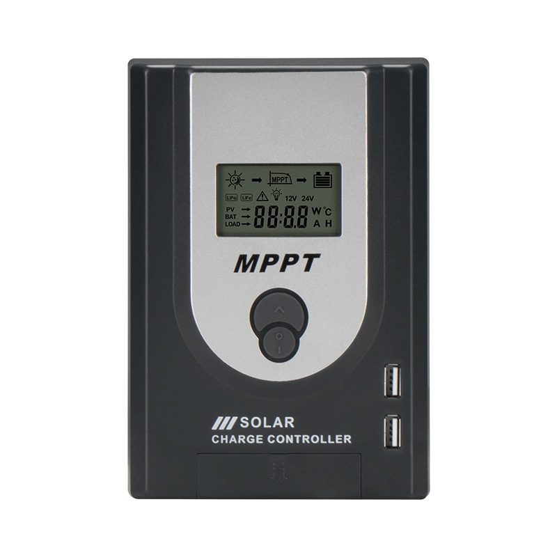 12V/24V HD LCD Display Auto Work Solar Charge Controller 10A/20A MPPT Dual USB Output Solar Cell Panel Charger Regulator