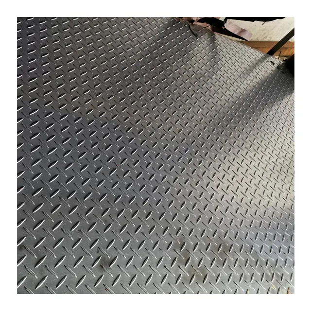 Hot Rolled MS Chequered Plate Checkered Plate SS400 / S275 or equivalent / as per requested 2mm-12mm