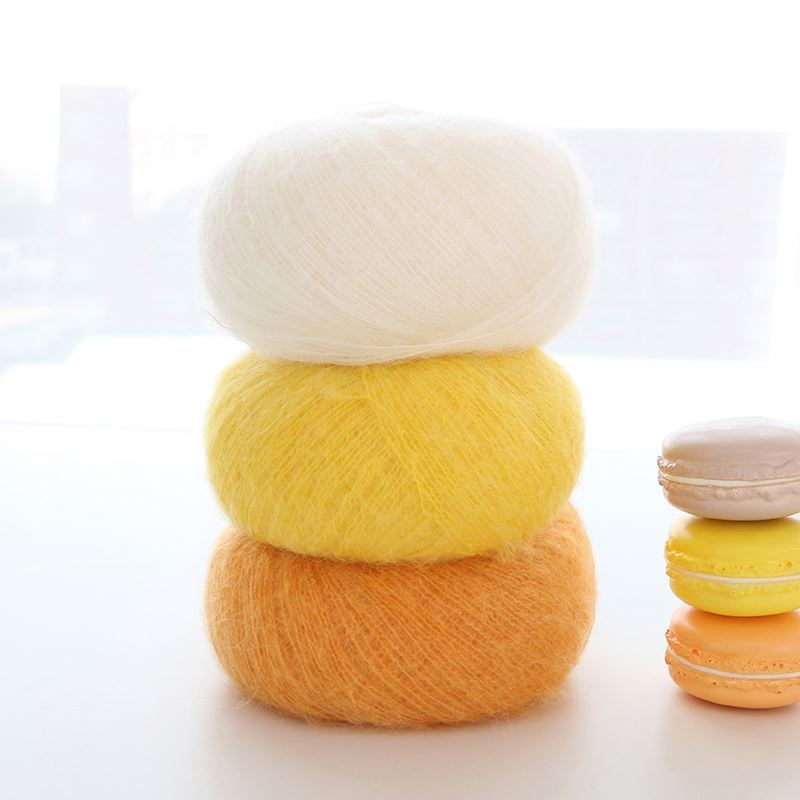YarnCrafts Baby soft hand knitting Mohair Blended Yarn crochet Spun yarn wholesale