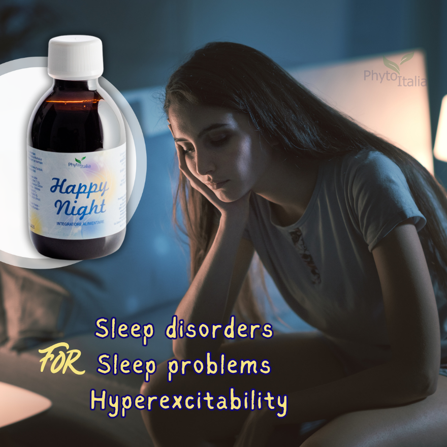 Best Italian Quality Happy Night 200ml Oral Liquid Adults Children Effective Treating Sleep Disorders Hyperexcitability