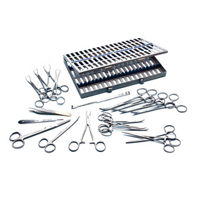 Comprehensive General Surgery Kit Including Essential Instruments for Basic Surgical Procedures and Medical Operations