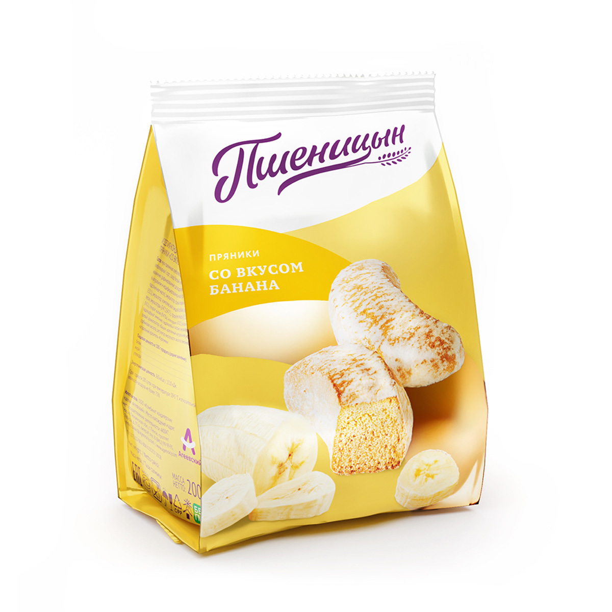 Quality gingerbread grain snacks Banana flavour 200g worldwide shipping sweet biscuits for sale