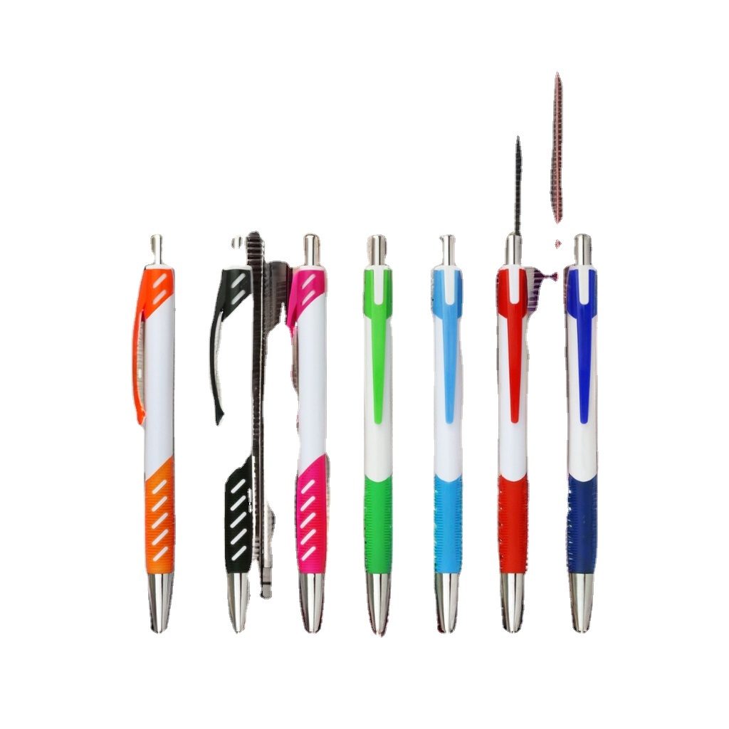 Custom Logo Advertising Gift Pen Novelty Yellow & Orange Sports Banner Feather 1.0mm Writing Width