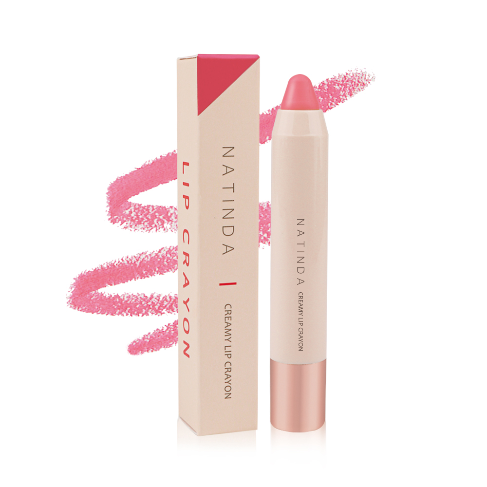 Natinda Creamy Lip Crayon Vivid Color and Soft Texture Lipstick 10 Color Long Lasting Moisturizing Lip Crayon