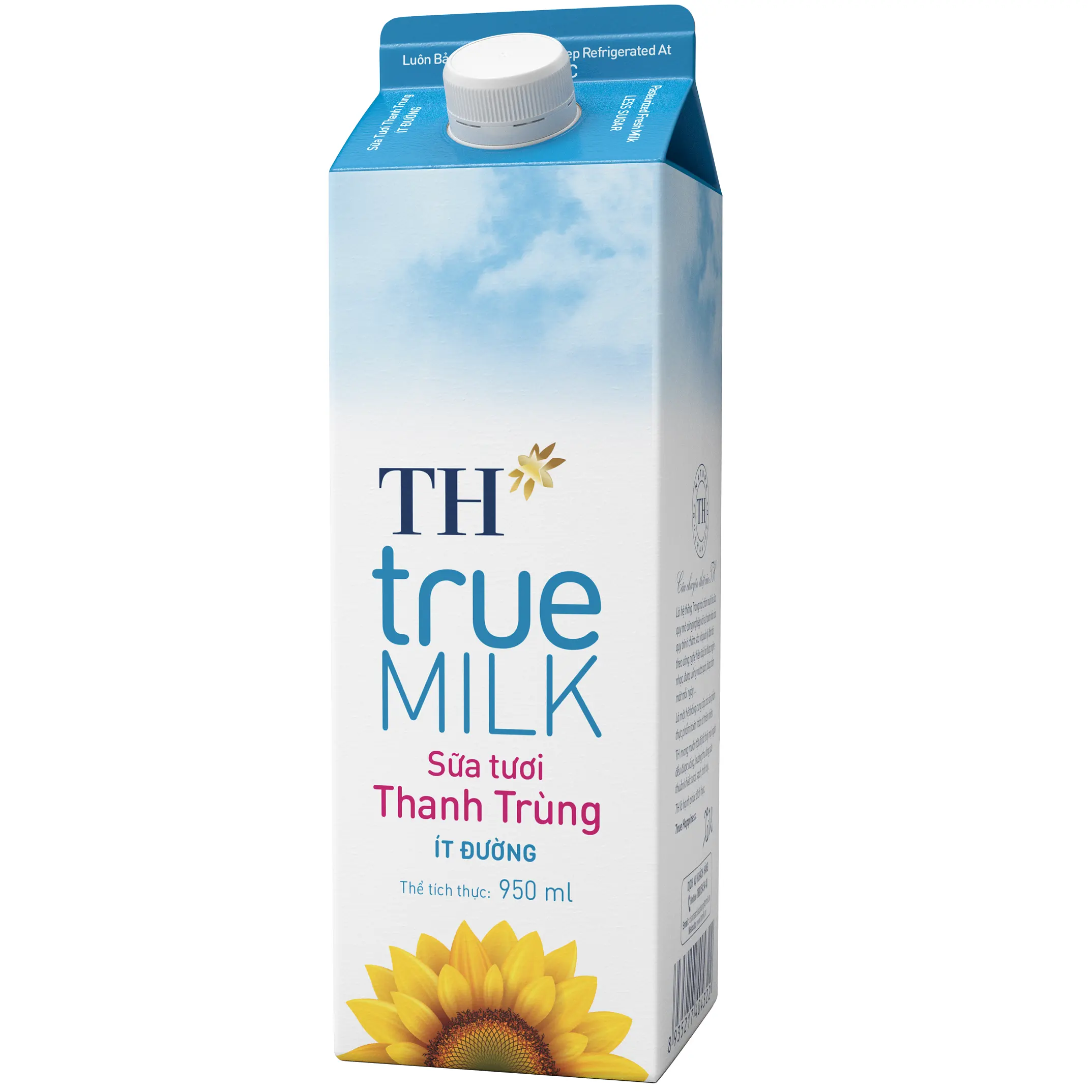 Pasteurized Fresh Milk - Less Sugar 950ml High Quality Nutrition Food & Beverage Dairy Products Drink Milk