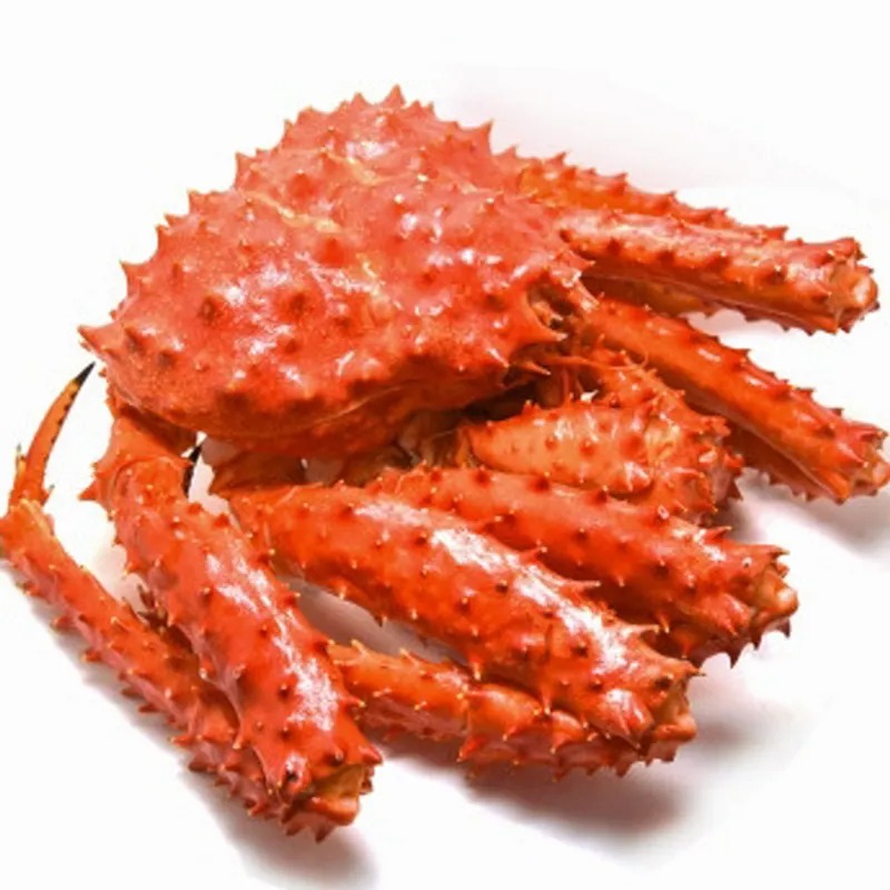 Высококачественный вкусный морской корм, Лидер продаж, дикий пойман, замороженный Аляскинский краб, Королевский краб
