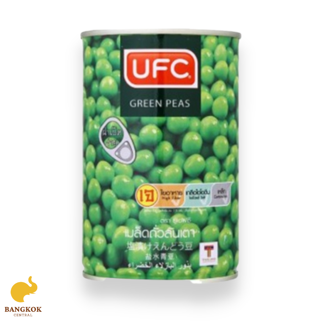 UFC Green Peas 15gx 3 Cans Canned Thai Fruit Food Green Nuts Healthy Ready to Eat Food Best Quality from Thailand