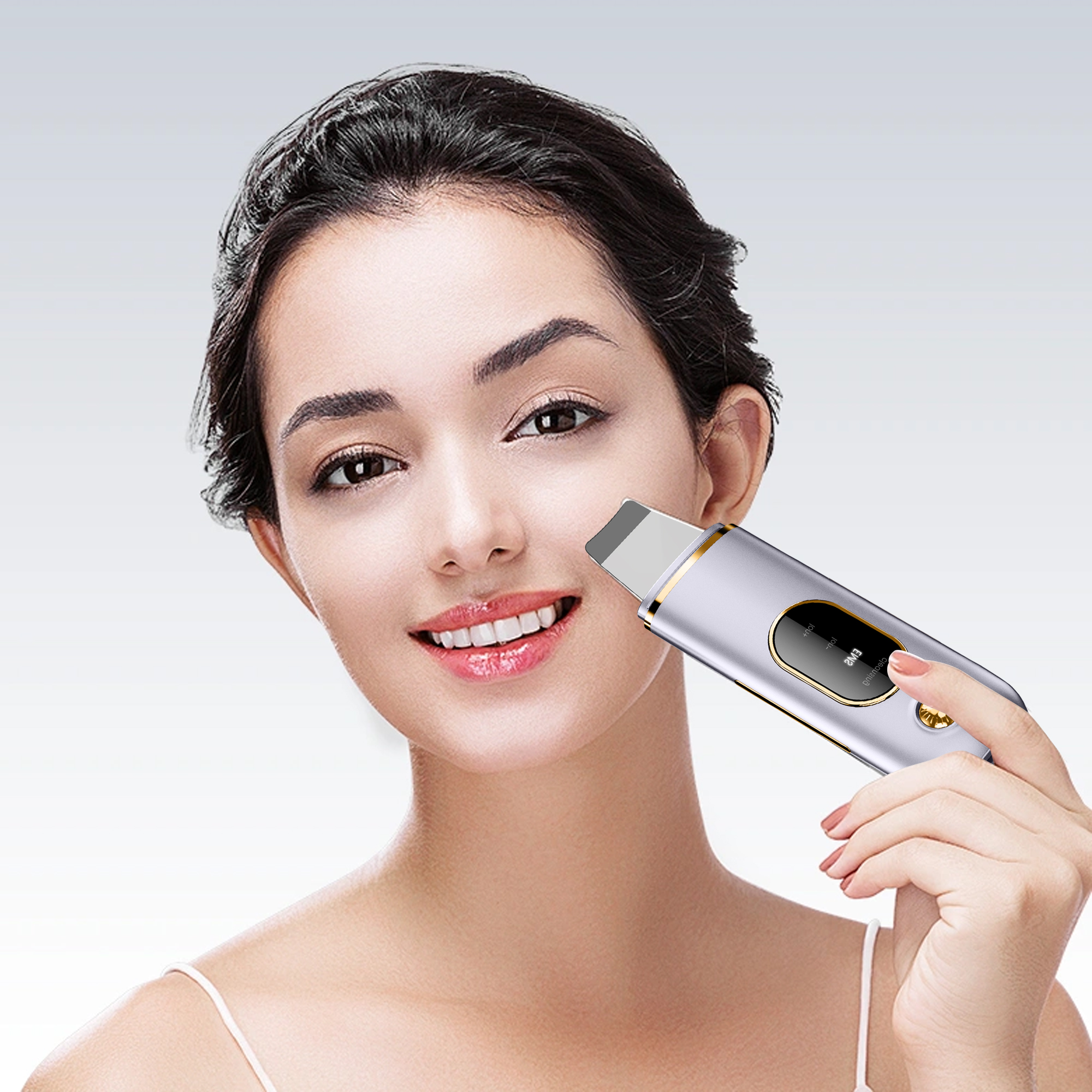 First-rate Sonic Facial Spatula Peeling Instrument Facial Deep Cleaner Tighten Skin Ultrasonic Skin Scraper