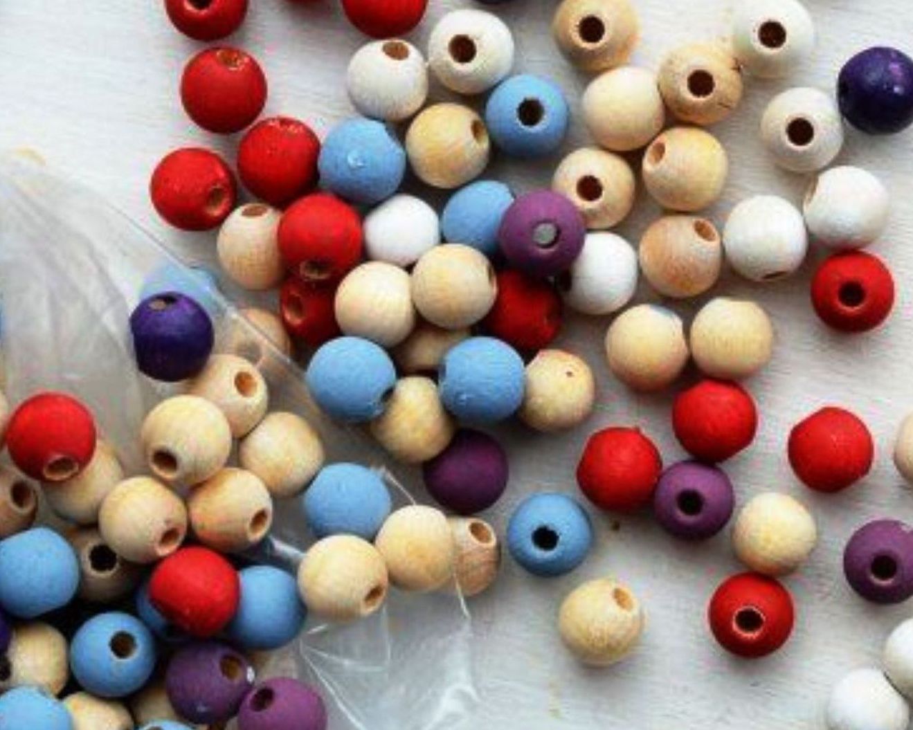 Multicolor The best technique for painting wooden beads with acrylic paint Custom Colored shaped sized Beads Made In India