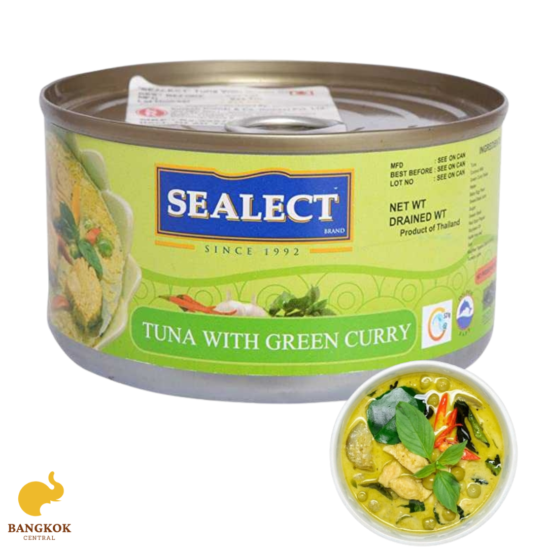 Sealect зеленый карри тунец 185gx 4 банки консервированные морепродукты экспорт консервированных рыб оптовая продажа лучшее качество из Таиланда