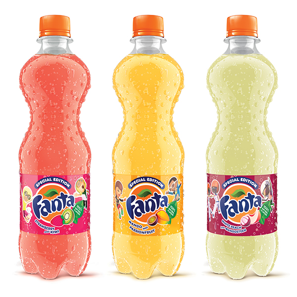 Американская темно-синяя ягода Fanta, Ароматизированная сода, 24X355
