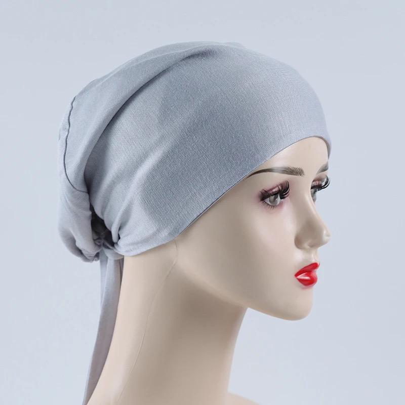 All-Ages Modest Style Cotton + Spandex Hijab Inner Cap Female Islam Traditional Clothing & Accessories-Muslim Women's Abaya