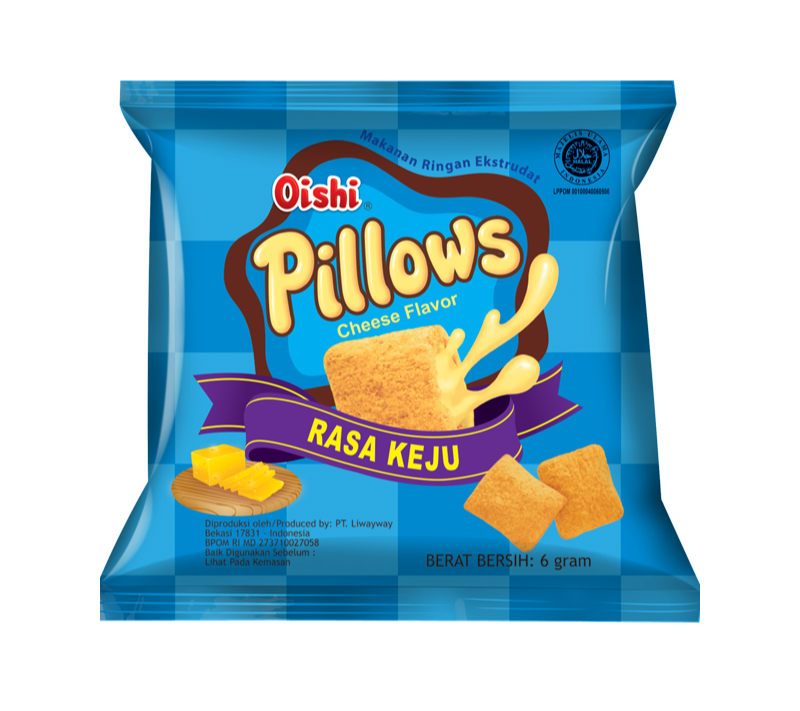 WHOLESALE Food Beverages Grain Snacks Oishi Pillow 20g Chocolate Sweet Salty Indonesia Products. LOW PRICE