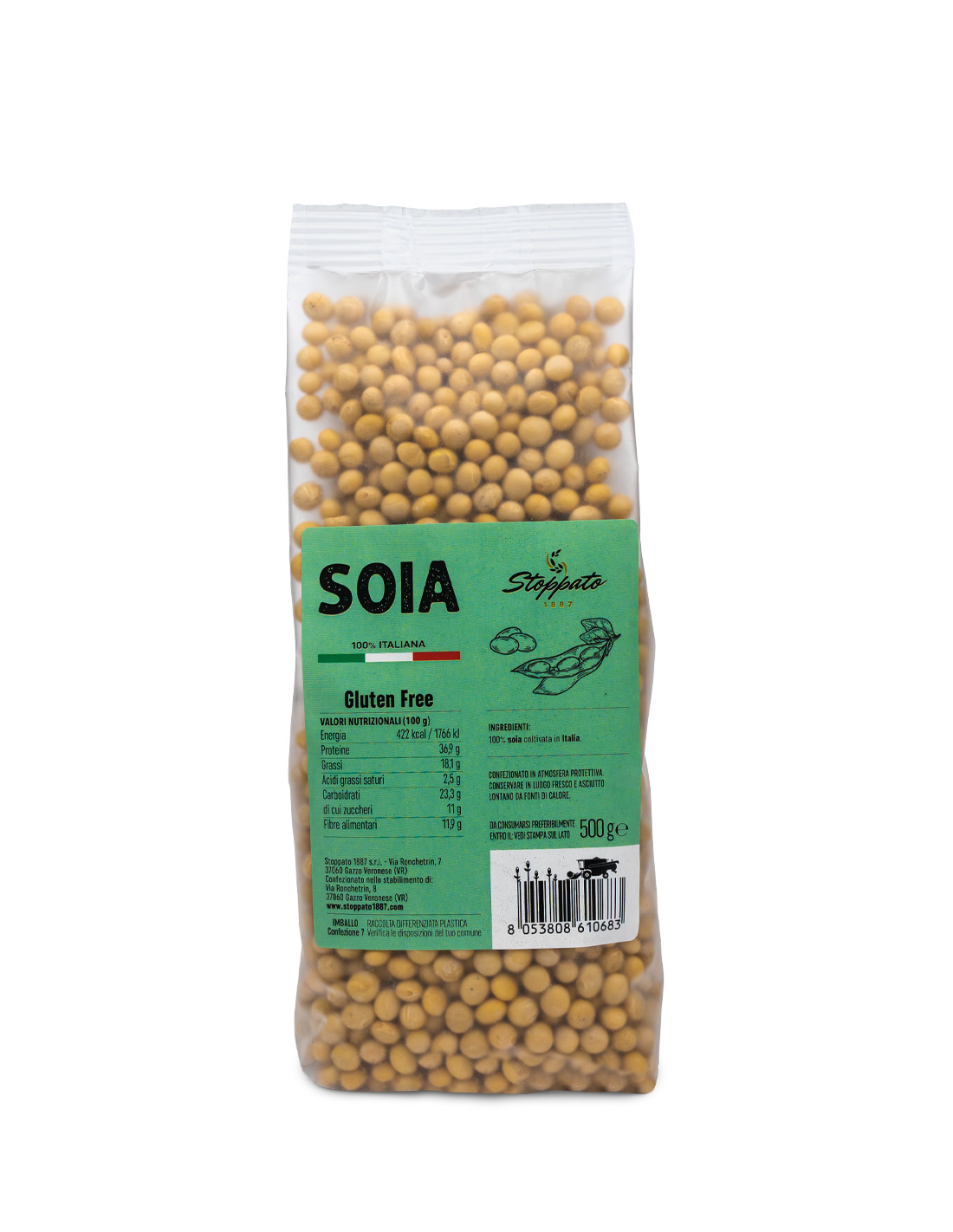 100% Italian Soy beans For The Preparation Of Vegan And Vegetarian Dishes And For Salads