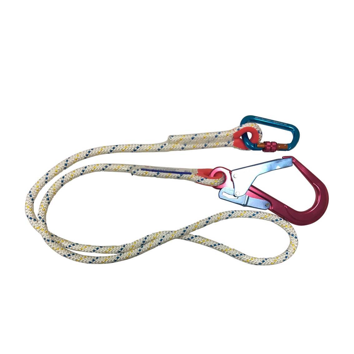 Self-locking Device Double Snap Hooks Safety Rope For Fall Protection