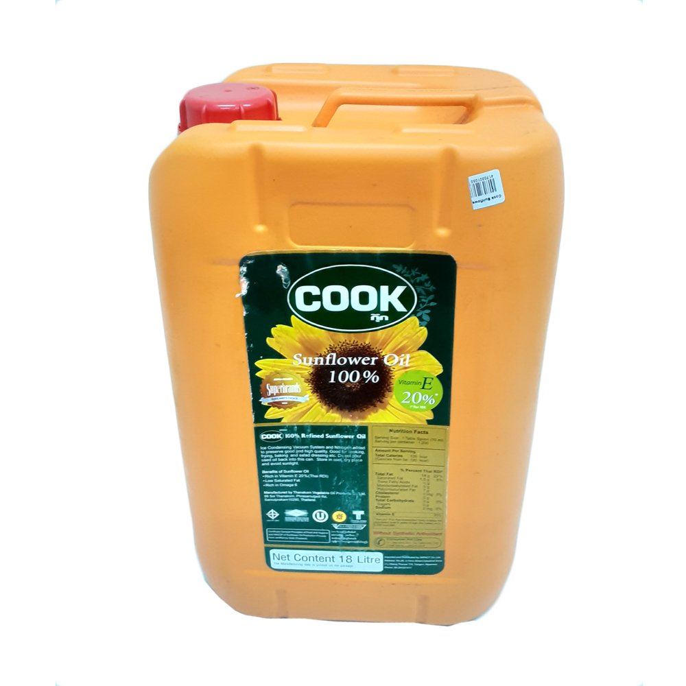 Thailand's Best Selling Refined Sunflower Oil.