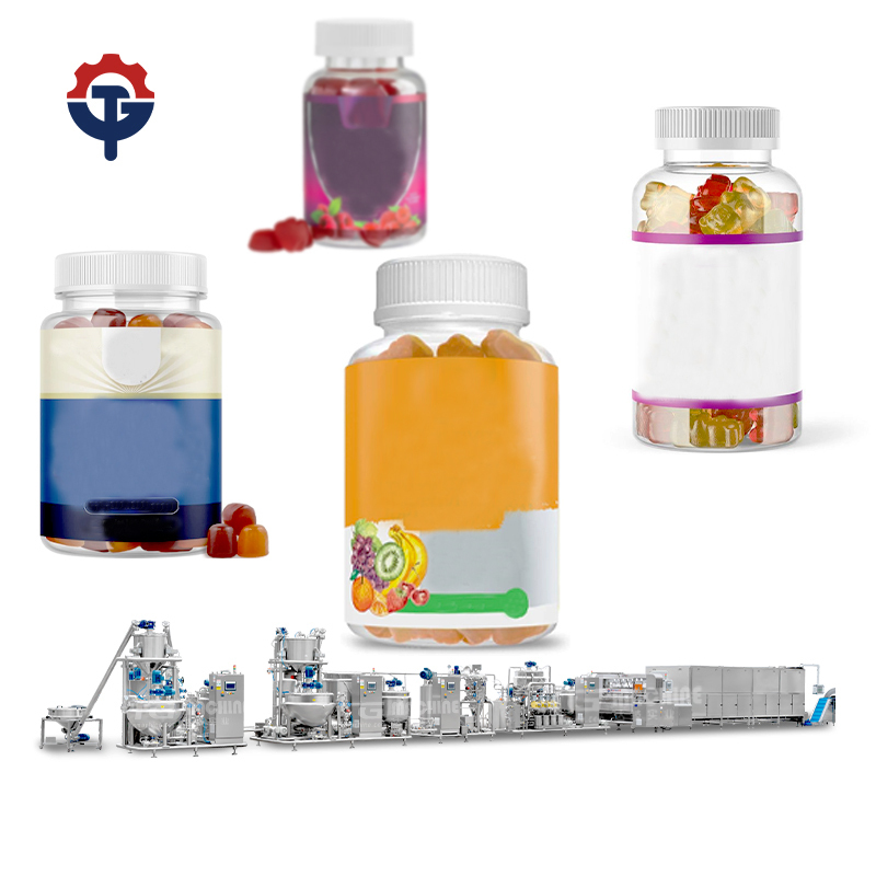 Advanced gummy liquid filling machines with seamless automation and reduced packaging material waste