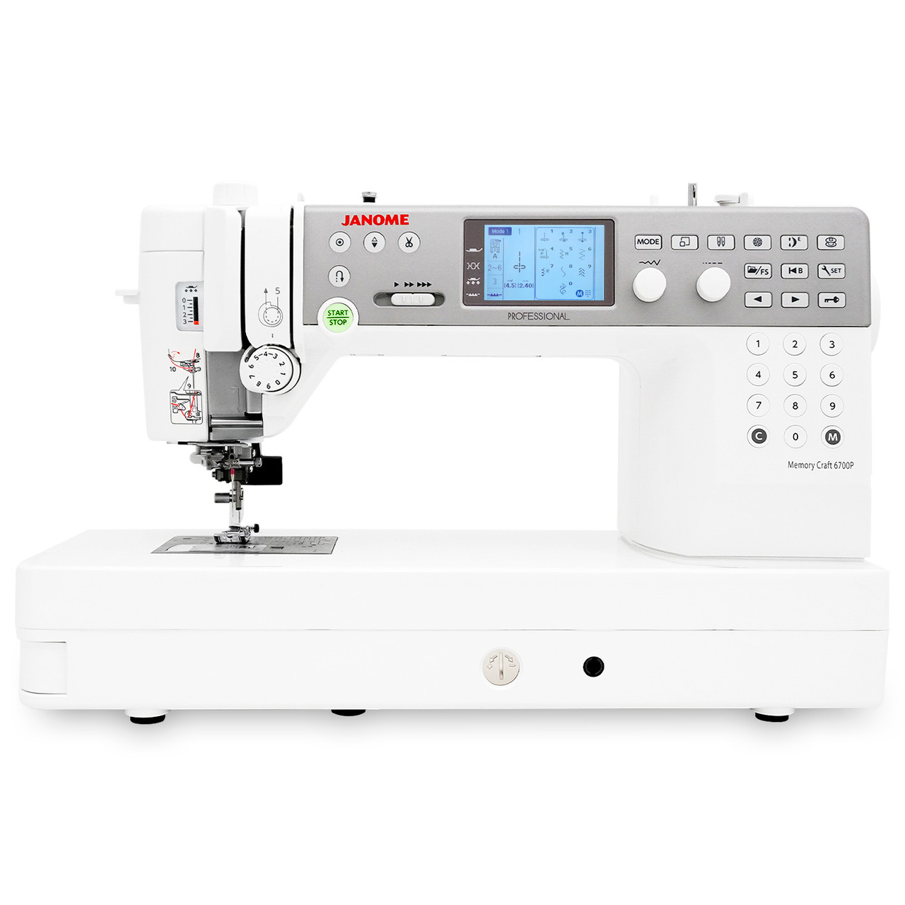 Высококачественная швейная и стеганая машина Janome MC6750 Pro