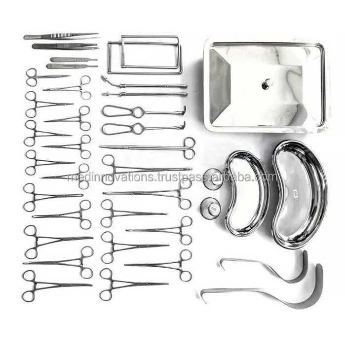 Major Surgical Instruments Kit for General Surgical Abdominal Surgery Appendectomy