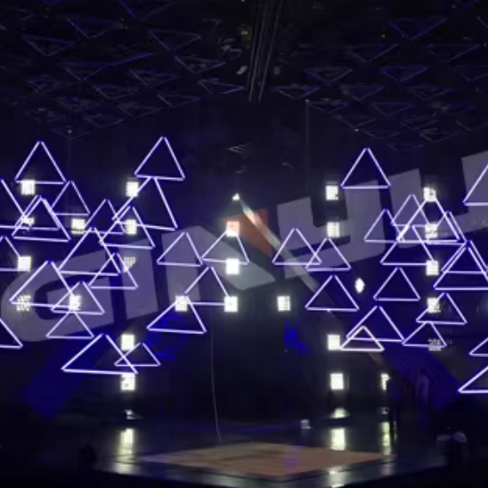 Magic Show Dmx Orbisfly Dmx Winch Led Kinetic 3d Led Light Lifting System Dmx Rgb Led Light Lift