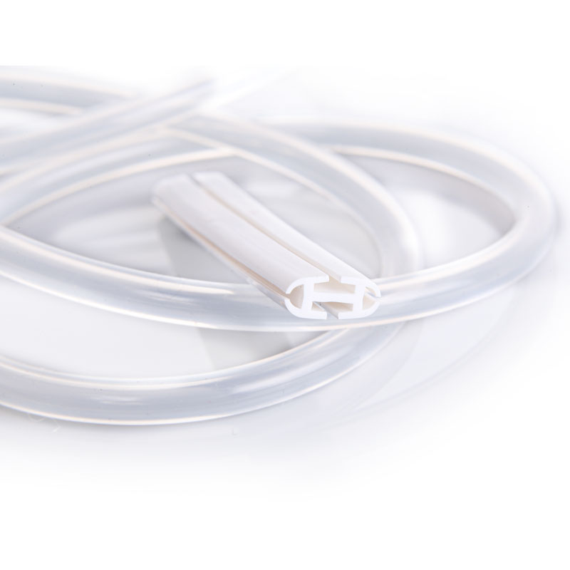Medical grade silicone disposable chest closed wound drainage system flat drainage tube