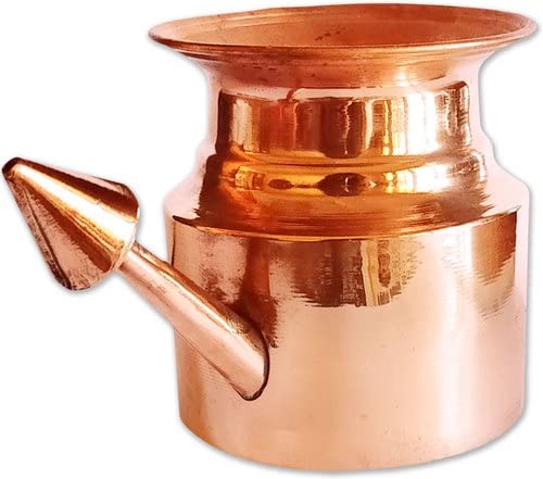 Wholesale Trendy Copper Jala Neti Pot Good Design Lightweight Custom Nasal Cleaning Solution for Yoga for Nasal Hygiene