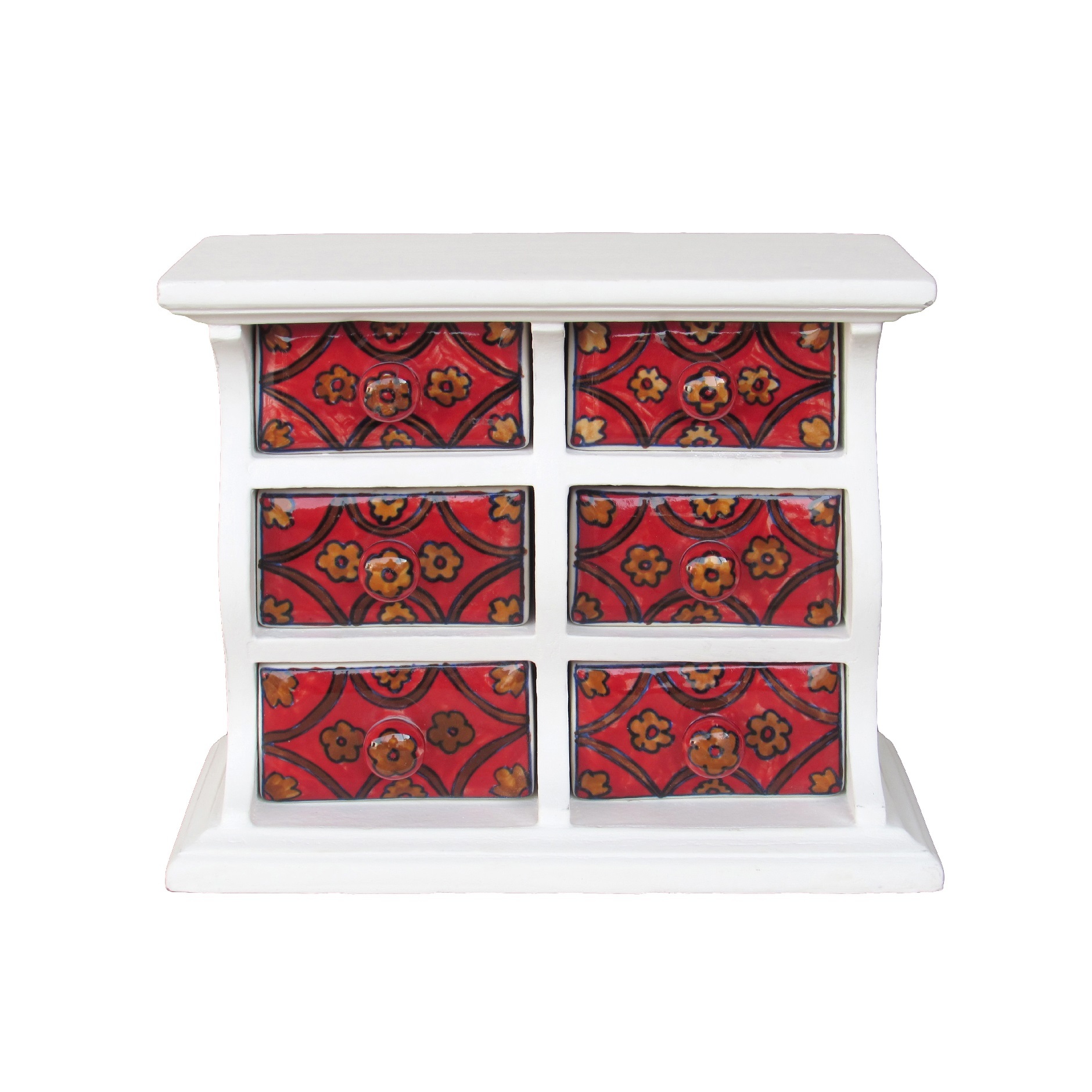 Wooden Drawer Set Tabletop Cabinet Storage Drawer Chest of Drawer Desk Organizer Mini Dresser Jewelry Box