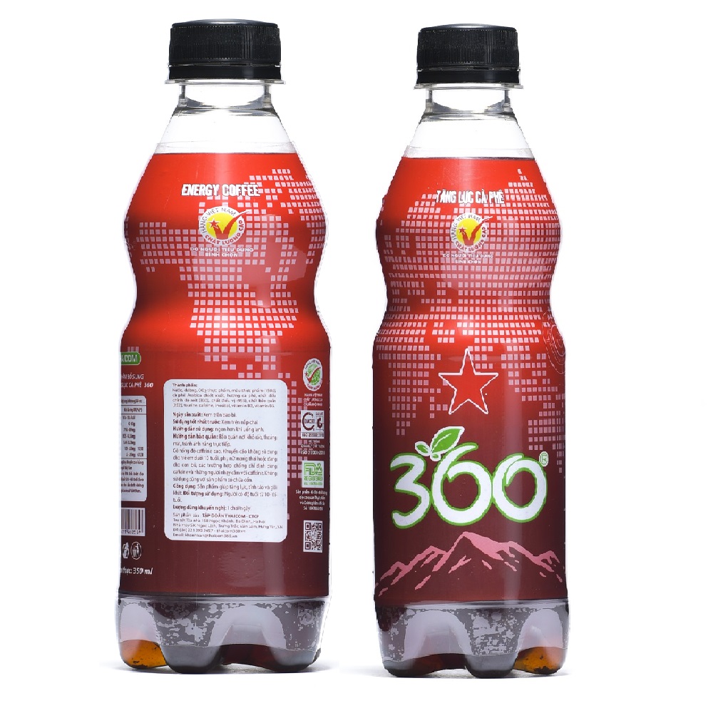 Хит продаж, пищевые продукты и напитки 360, энергетический напиток для кофе, 12 месяцев, Сертификат ISO, бренд Thaicom из Вьетнама