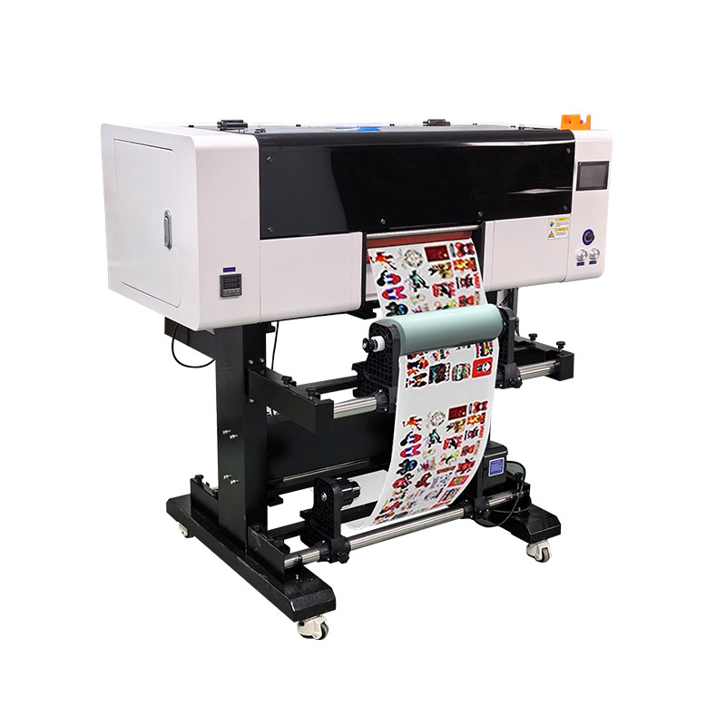 High Speed crystal label printing machine 30cm uv dtf printer roll to roll Tx800 Printhead UV DTF Film Printer machine