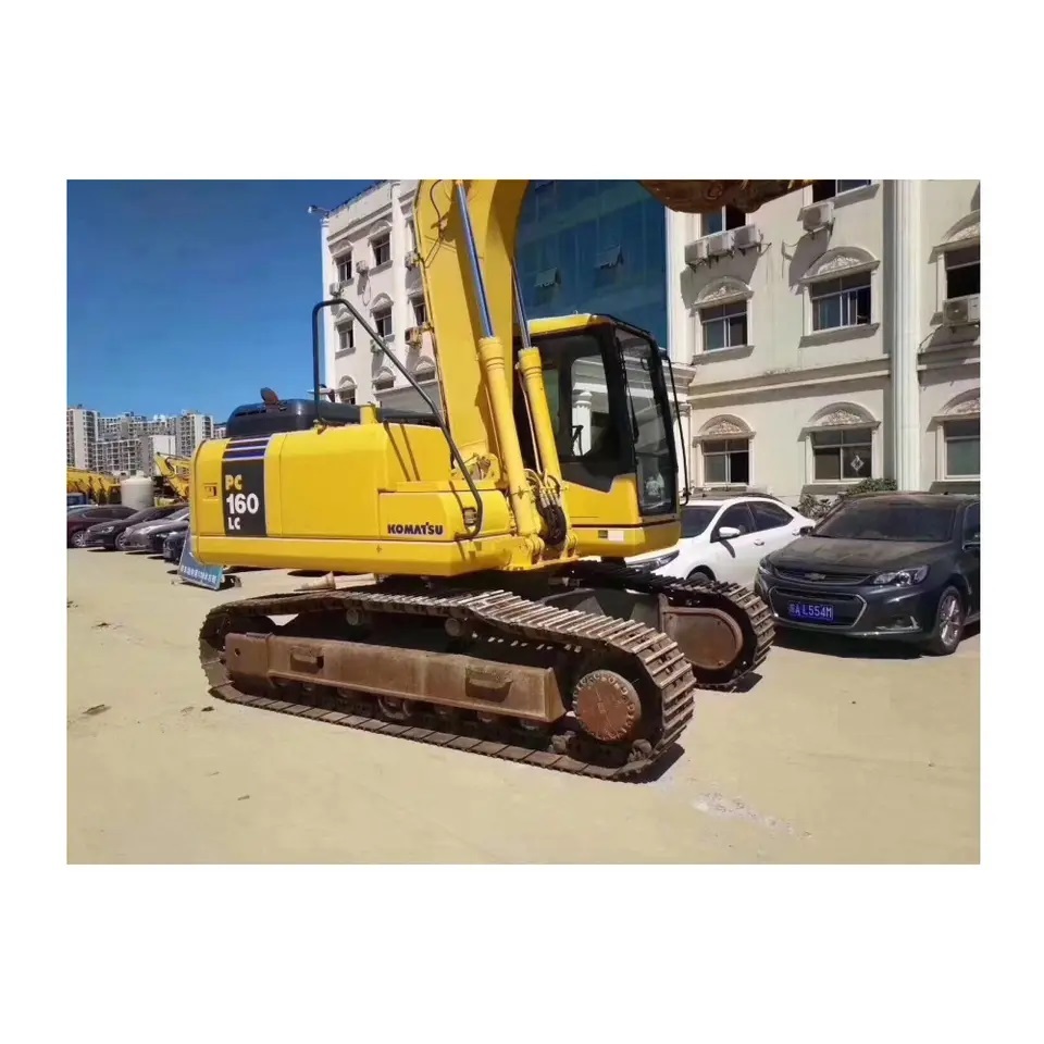 Used KOMATSU PC160 second-hand Japan engine Earth-moving Machinery excavator engineering & construction machinery