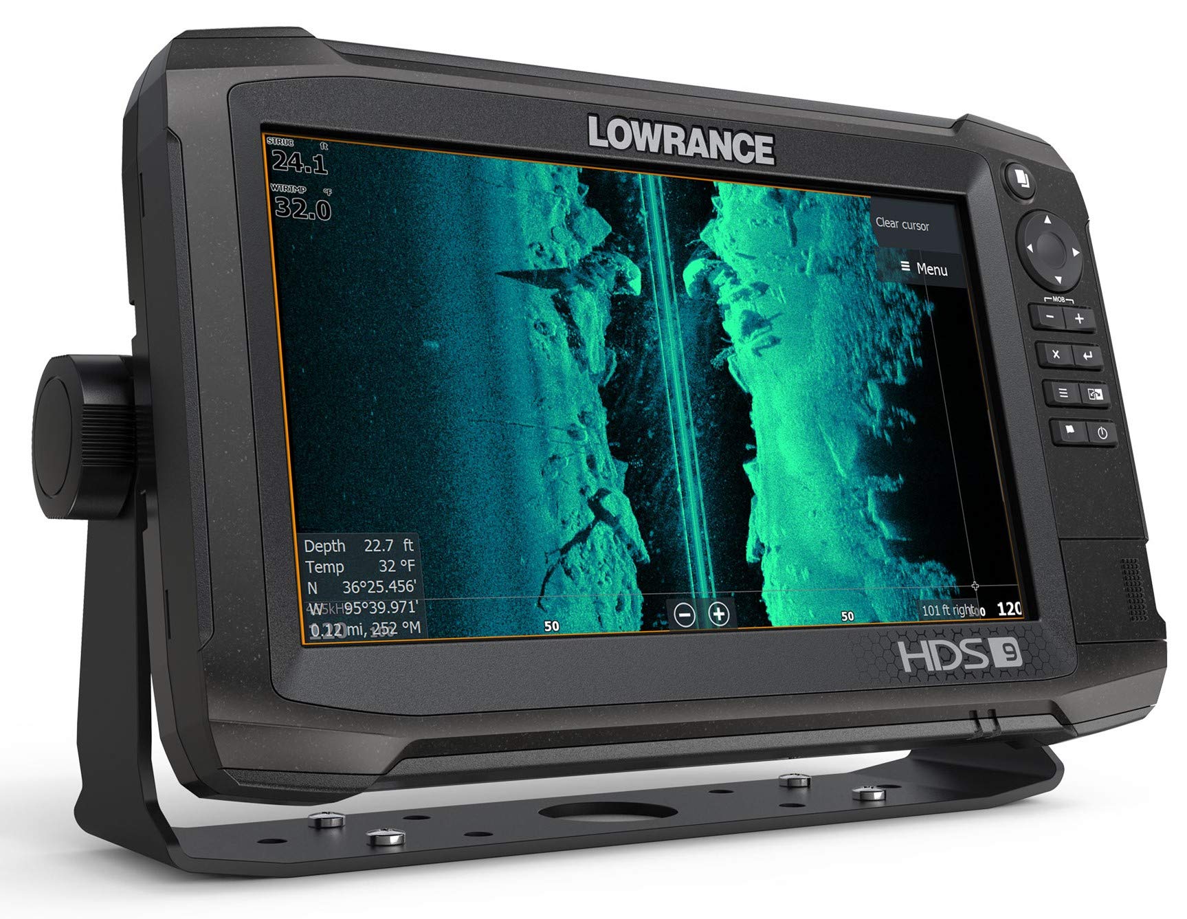 Новейшая модель; Lowrance HDS-9 углерода 9-дюймовый при активном изображений 3-в-1 датчик, эхолот и Картплоттер с C-MAP купить 2 получить 1