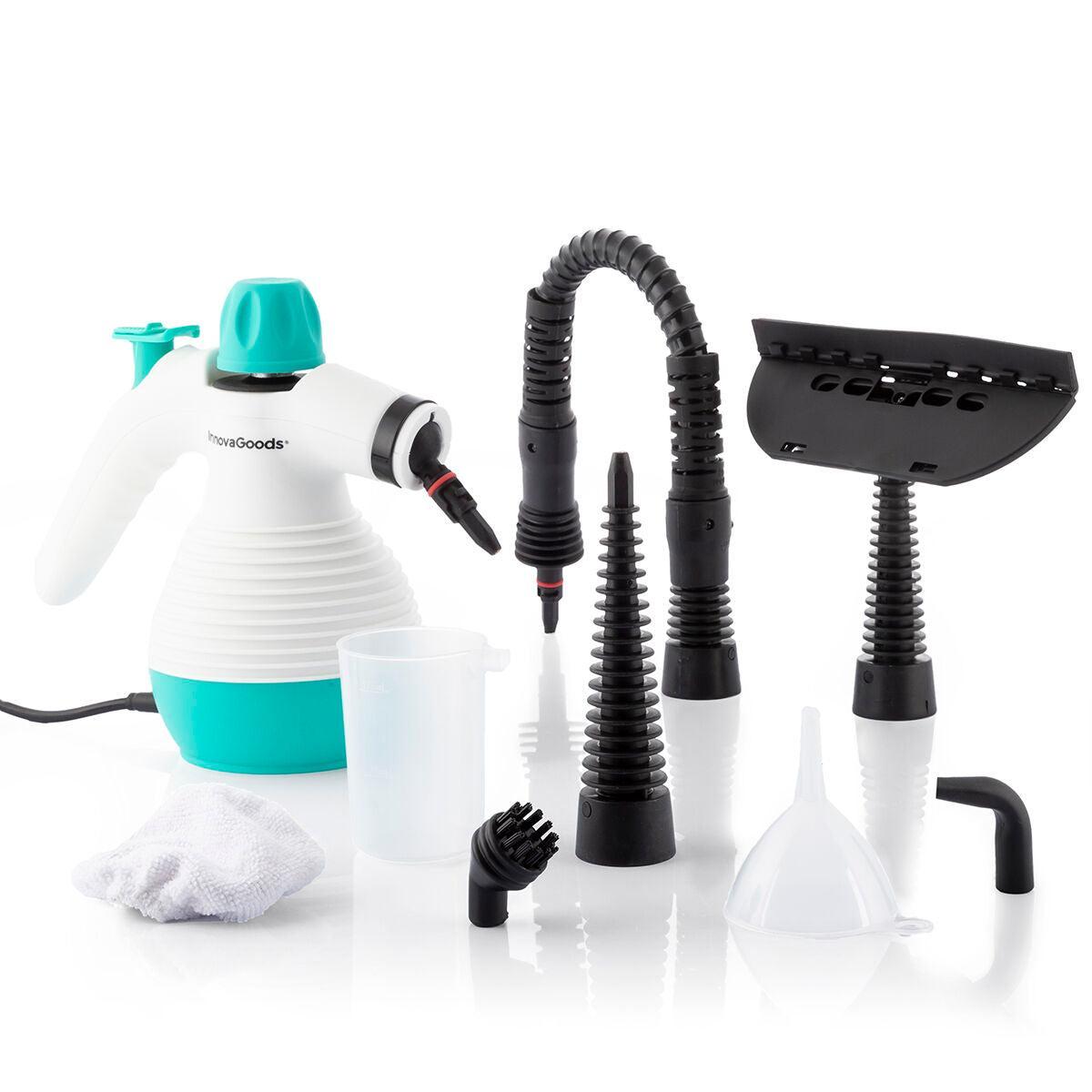 Steany InnovaGoods 9-in-1 Multipurpose Handheld Steam Cleaner with Accessories 0.35 L 3 Bar 1000W
