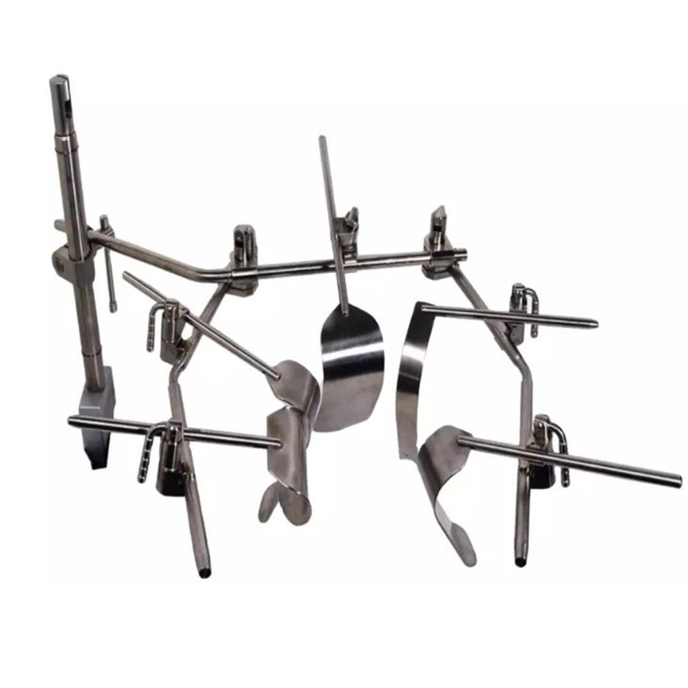 High Quality Thompson Retractor Set Stainless Steel Surgical Instruments Liver Kidney Procedures Adjustable Manual Machinery