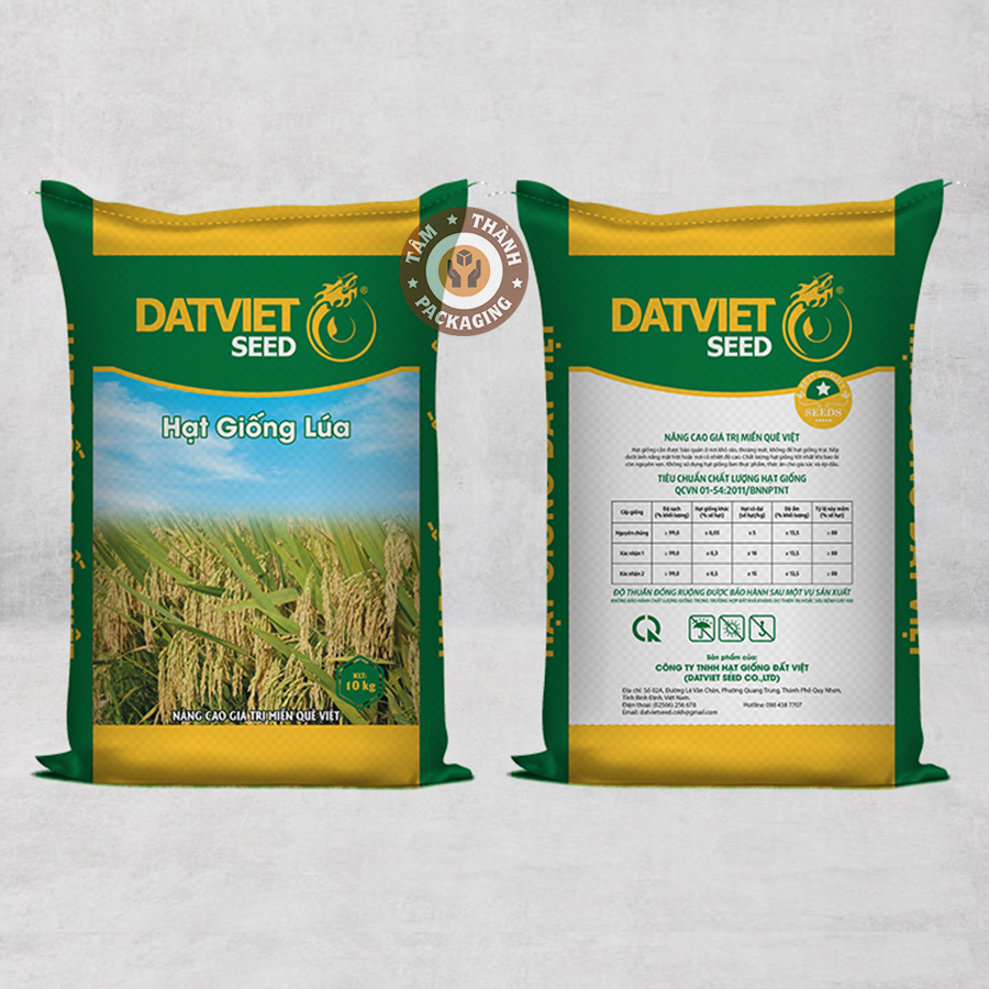Packaging For Rice Woven PP Seed Bags Various Sizes With Gussets Customizable Printing In Multiple Colors For Agricultural