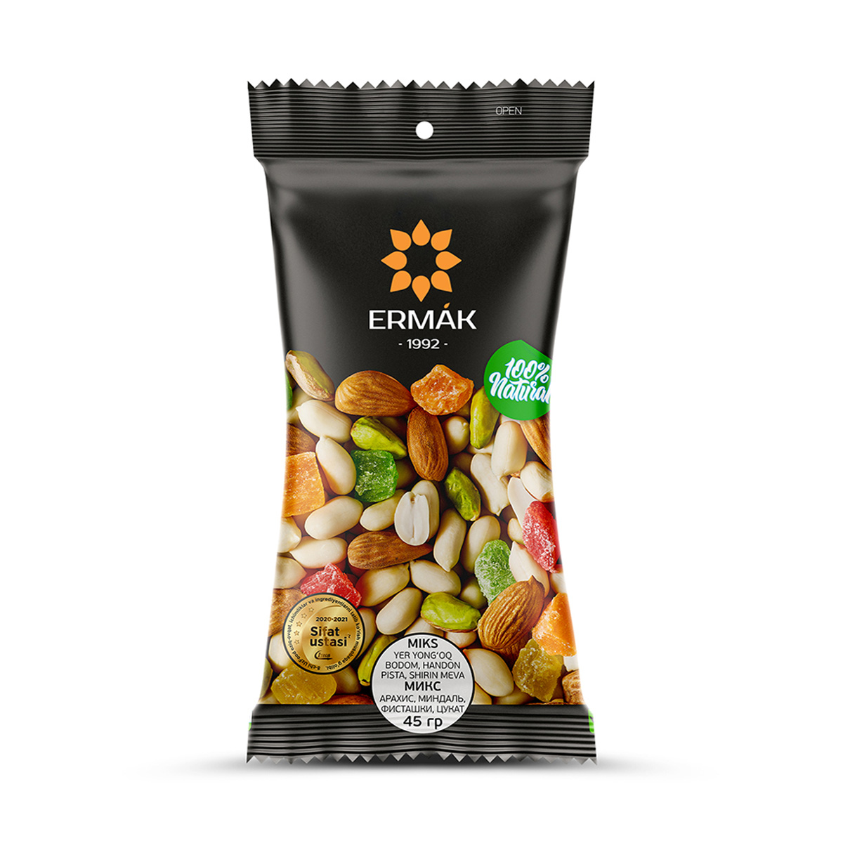 Новинка, смесь орехов и конфет, 45 г, натуральные и высококачественные продукты, закуски, оптовая продажа, низкая цена