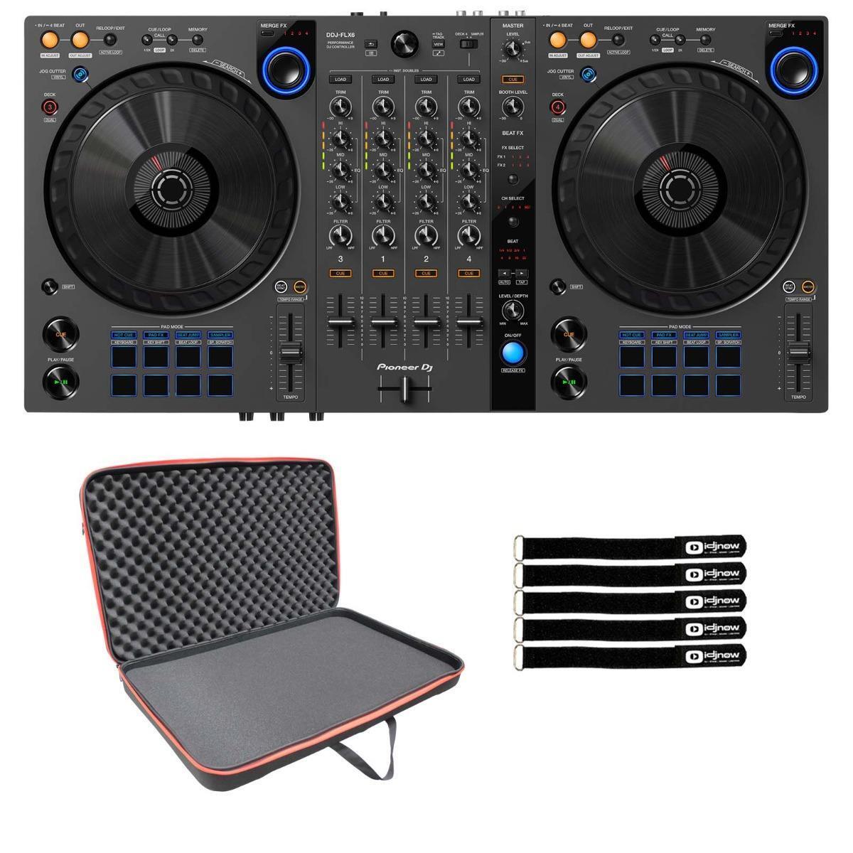 Лучшее качество, DJ DDJ-FLX6 4-колода и контроллер Serato DJ