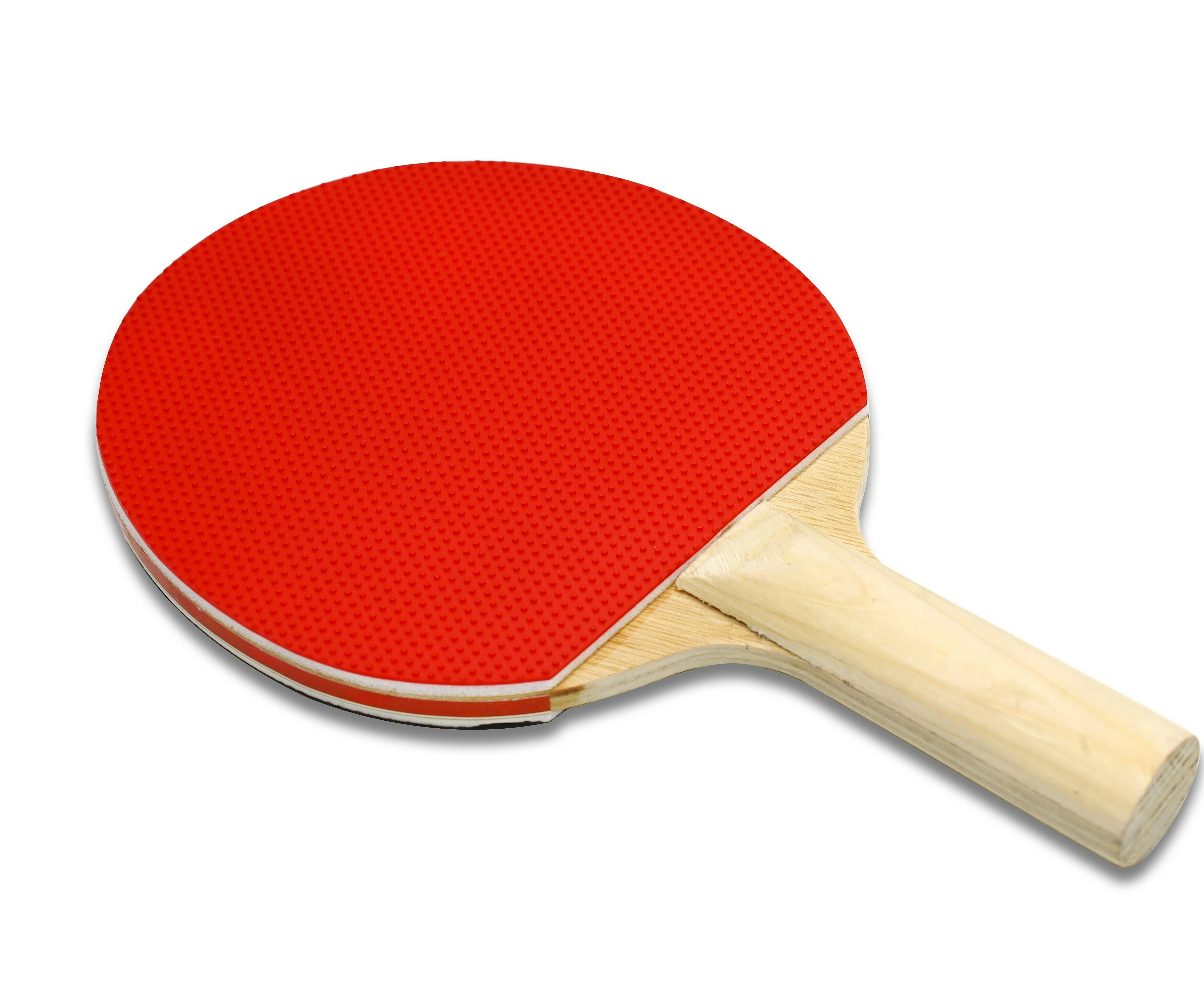 Table tennis racket promotional use wooden made rubber handle table tennis racket with customize design and size