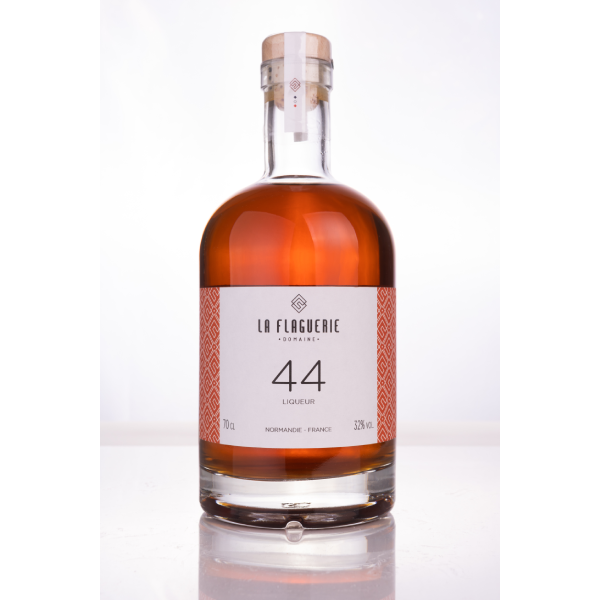 LIQUEUR 44 from Normandy - Brandy, Orange and Coffee - 100% Made In France - 0,7L