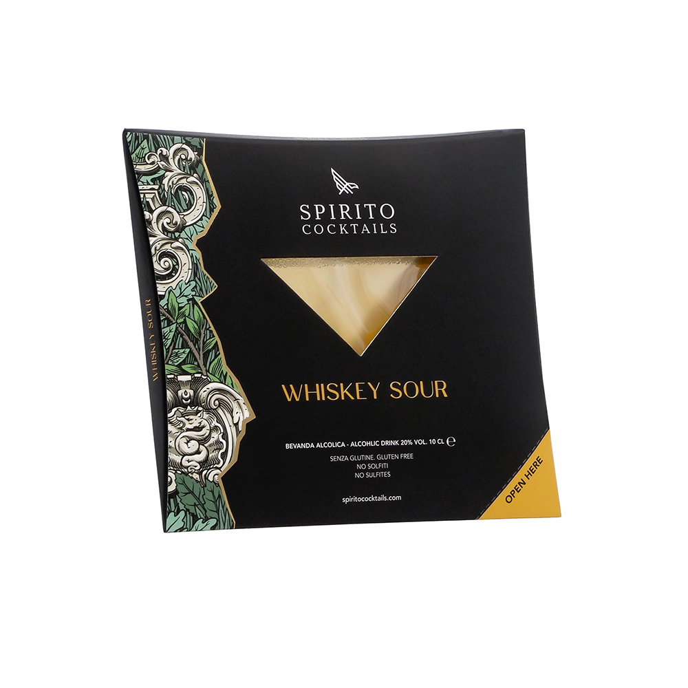 Premium Quality Distillate Bourbon Whiskey Sour 20% alcohol 100 ML Ready to Drink