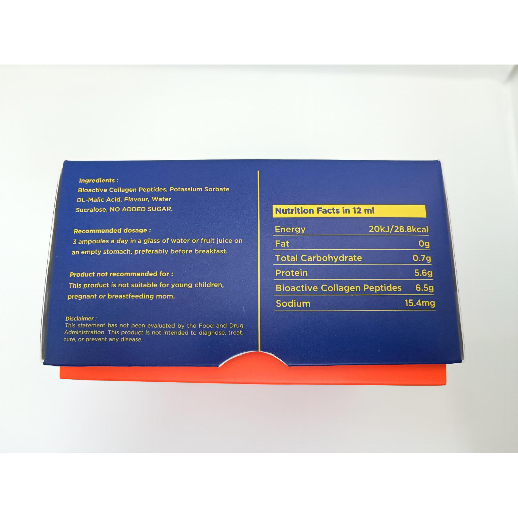 Beverage New Active Sugar Free 100% Delicious Natural New Singapore Collagen Honey Lemon Taste Joint Supplement