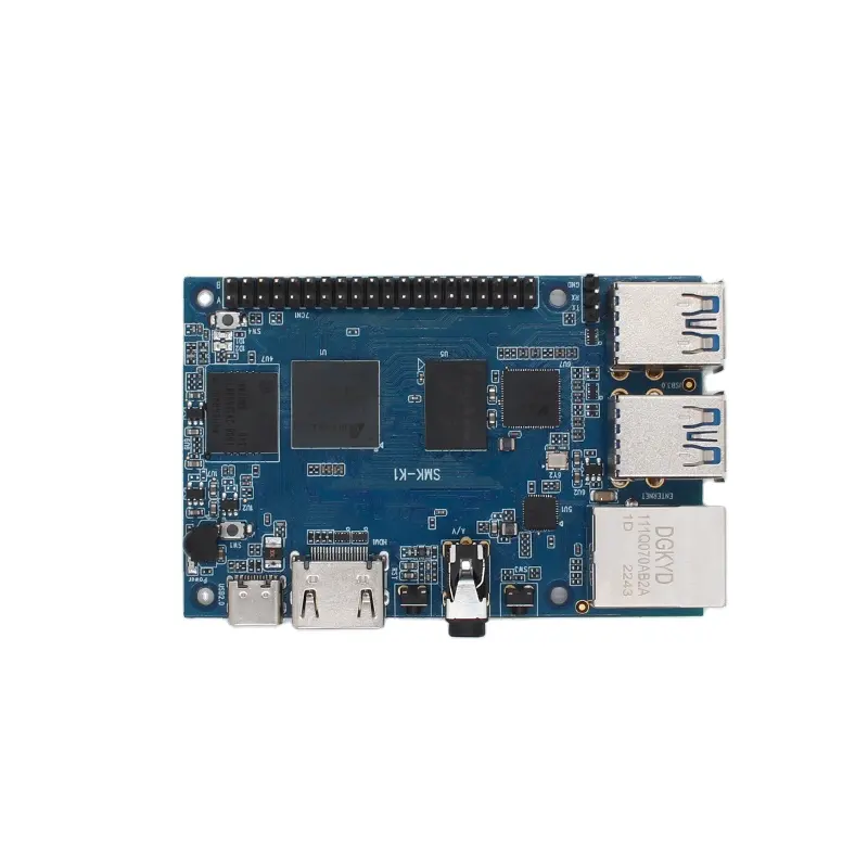 Новая плата KWM 4 Гб ОЗУ 16 Гб eMMC Pcba raspberry pi 4 Модель B 8 Гб Amlogic S905X3 четырехъядерный процессор android макетная плата