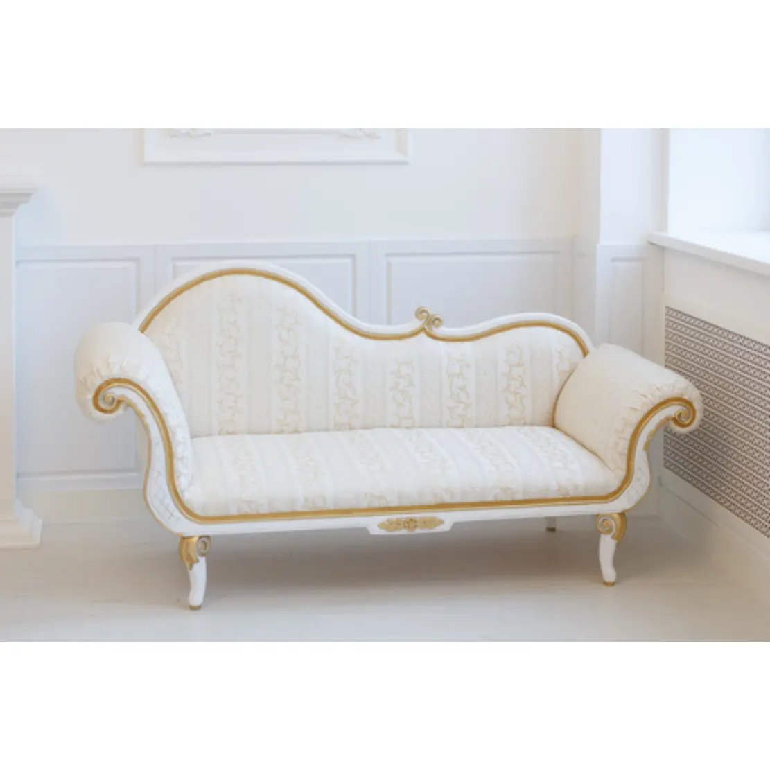 New Style Living Room Or Bedroom Luxury Royal Chaise Lounge Wood Wooden Best Seller Wholesale Cheap Furniture