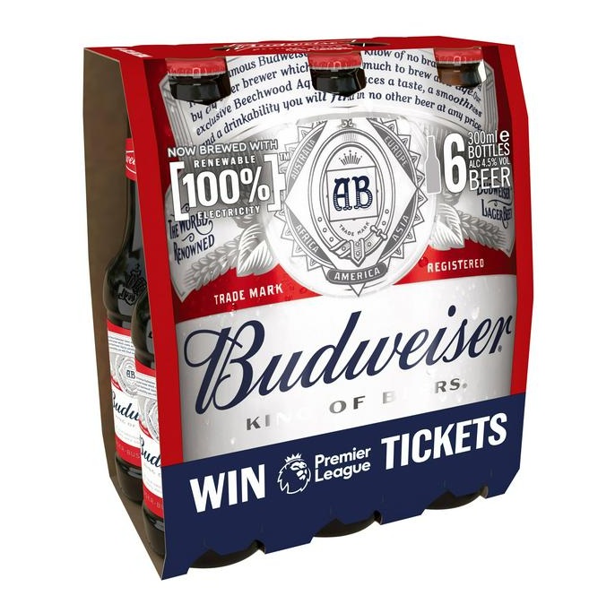 Budweiser | Заказать онлайн/Пиво Budweiser в бутылках 33cl
