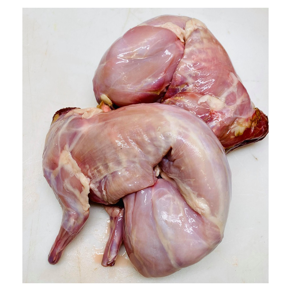 Frozen boneless rabbit meat Rabbit ears with chicken meat duck meat dog snacks pet treats manufacturers direct sales