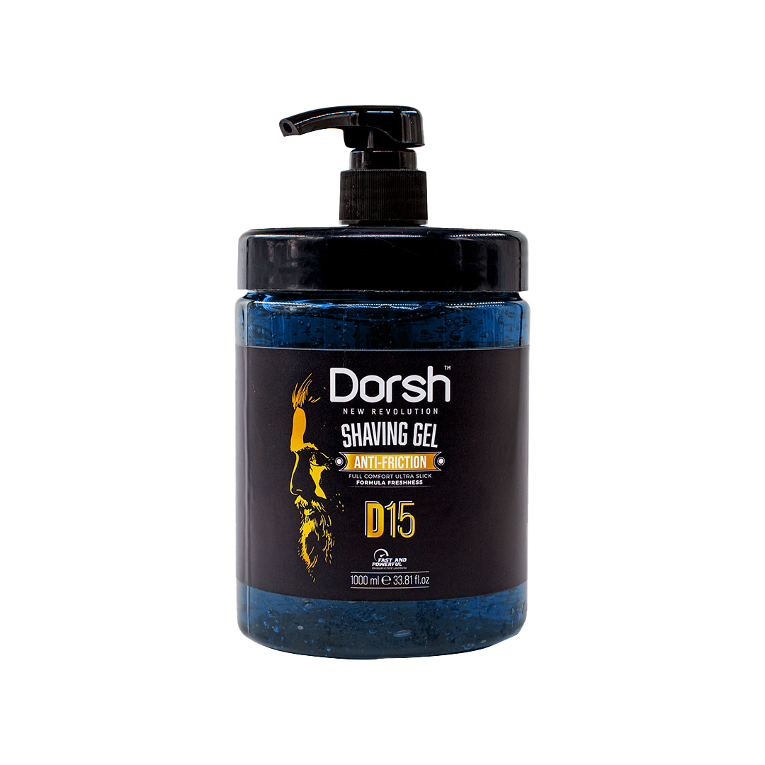DORSH ANTI-FRICTION SHAVING GEL D15 1000 ML Men's Shaving Gel High Quality Product - From Turkey