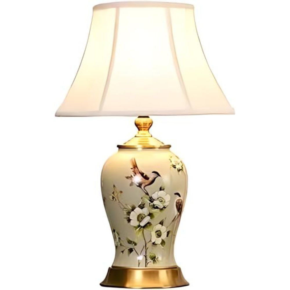 Modern Minimalist Mushroom Led Table Lamp Ceramic Bedroom Bedside Decoration Rechargeable Table Lamp