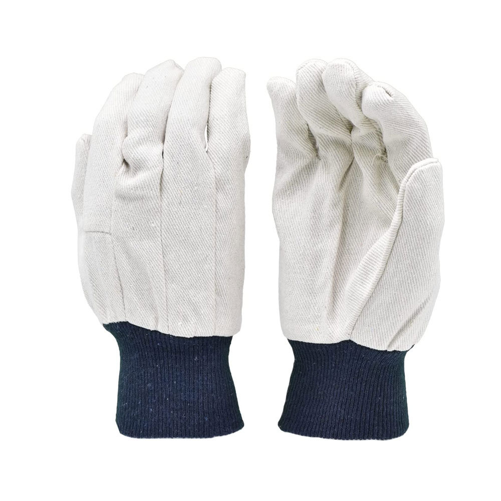 Premium Quality Wing Thumb Top Pair Canvas Gloves Cotton Liner Customized Color Size Knit Wrist Industrial Safety Working Gloves
