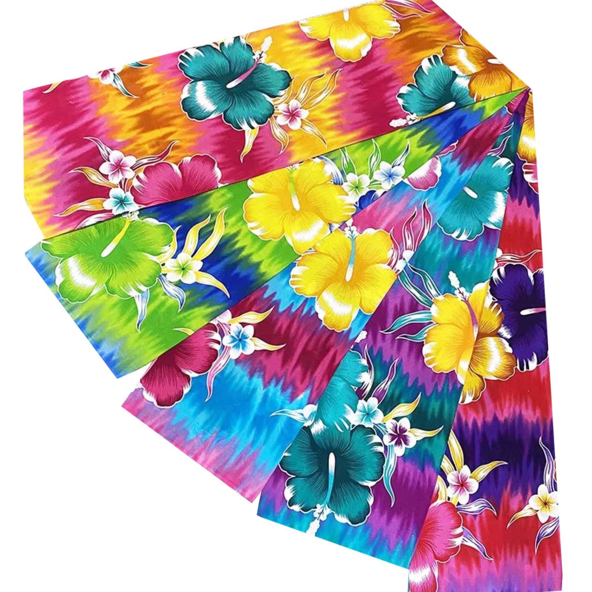 Гавайский Цветочный саронг/Парео Пляжная одежда, подарок, luau Sarong.