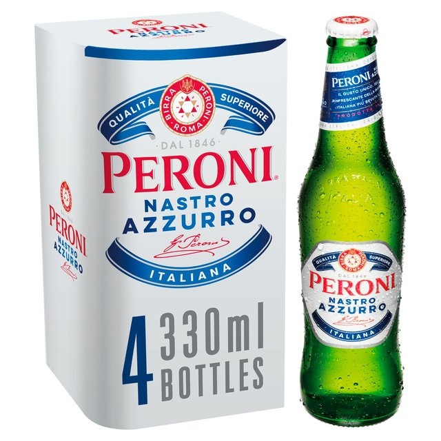 Перони Nastro Azzurro 0.0% 24 x 33cl чехол для бутылок